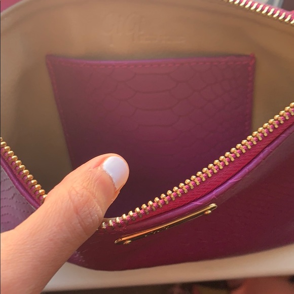 All In One Gigi embossed python clutch - Picture 3 of 3